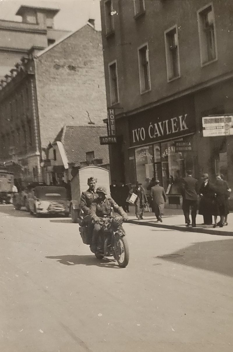Ilica 1941. godine, Wehrmacht u Zagrebu (13. travnja 1941.)